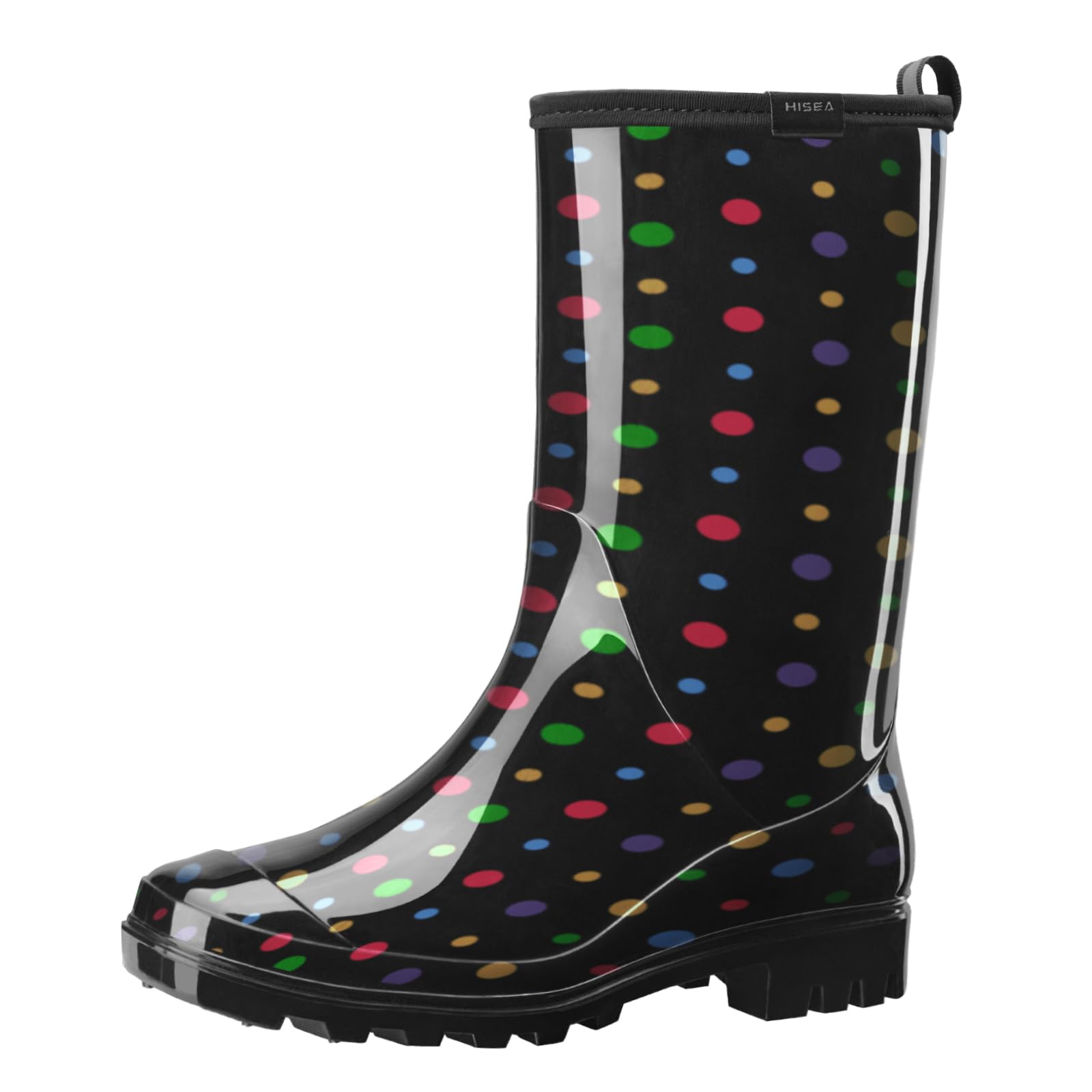 HISEA Women's Rain Boots Waterproof Mid Calf Garden Boots for Women