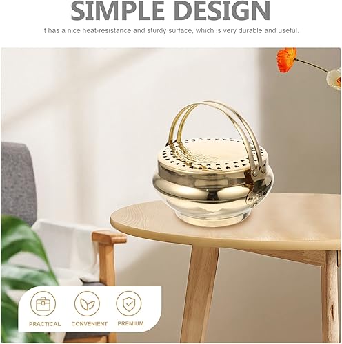 Miniatura 5 de Cabilock Cruz De Boda Brasero Aromaterapia Incienso Incienso Cono Quemador Incienso Incienso Bakhoor Quemador De Incienso De Carbón Quemador De