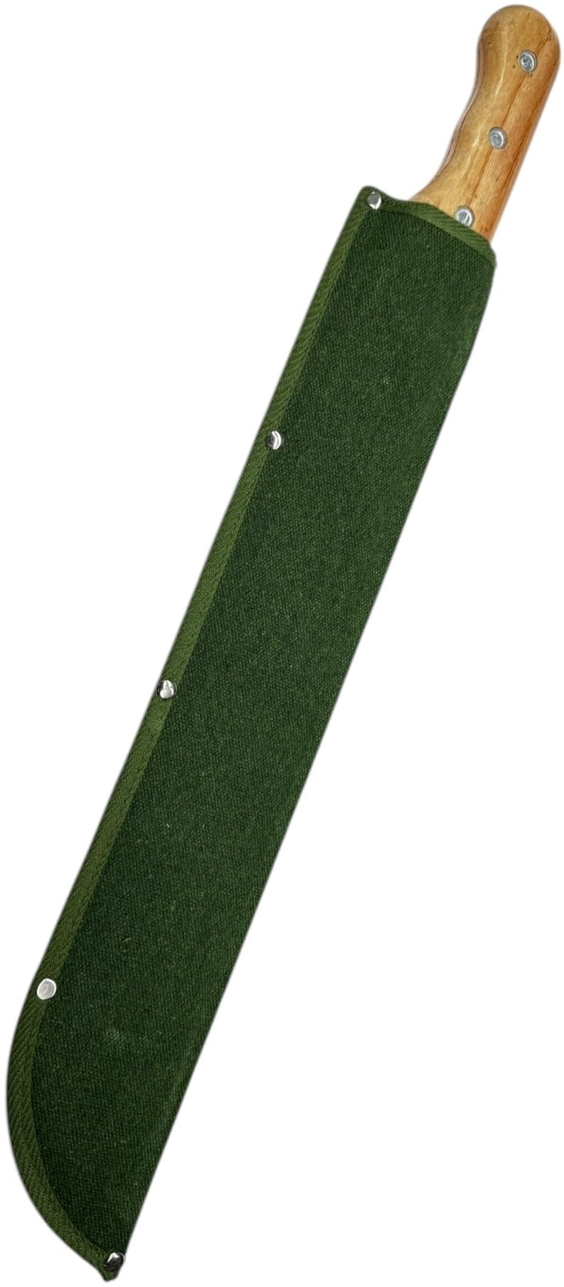 Machete con manico in legno e fodero in tela rinforzata 45 cm