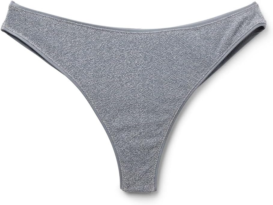 CALZEDONIA Woman's Brazilian Bikini Bottoms Metallic Glow