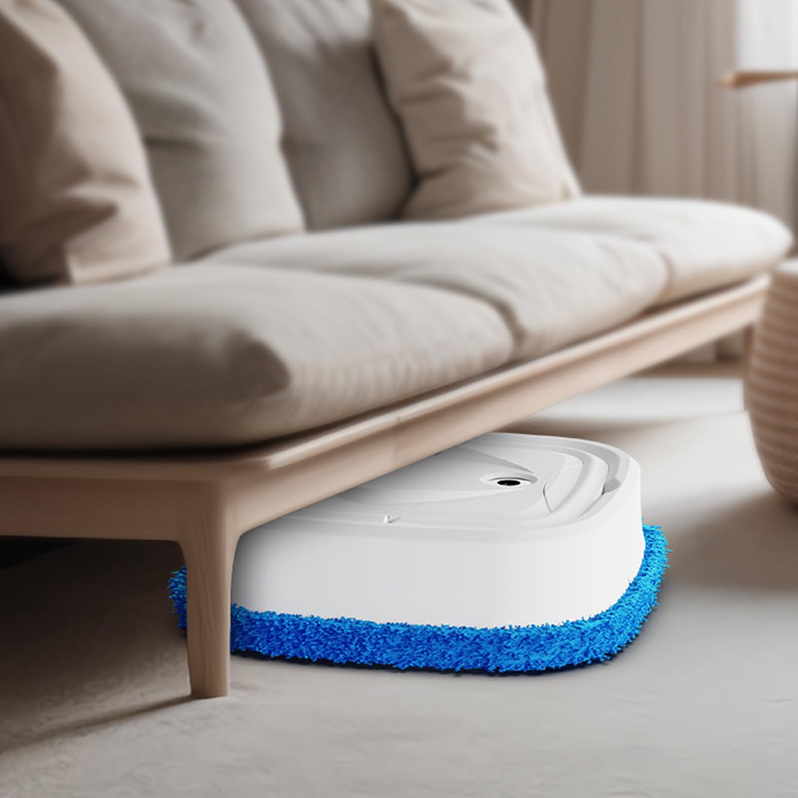 Efficient Sprays Technology Robot Mop adatto per la pulizia uniforme su pavimenti in legno suono a basso decibel e design sottile macchina silenziosa
