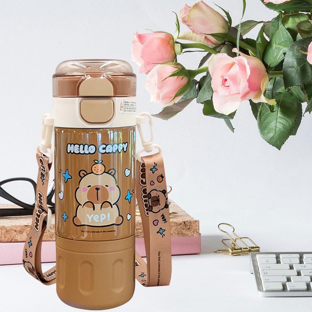 Capybara Bouteille D'eau - Jolie Bouteille Isotherme En Acier