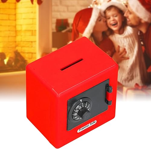 BORDSTRACT Alcancía para niños, alcancías de dinero para niños con estuche de almacenamiento con bloqueo de código, ahorro de dinero en monedas,