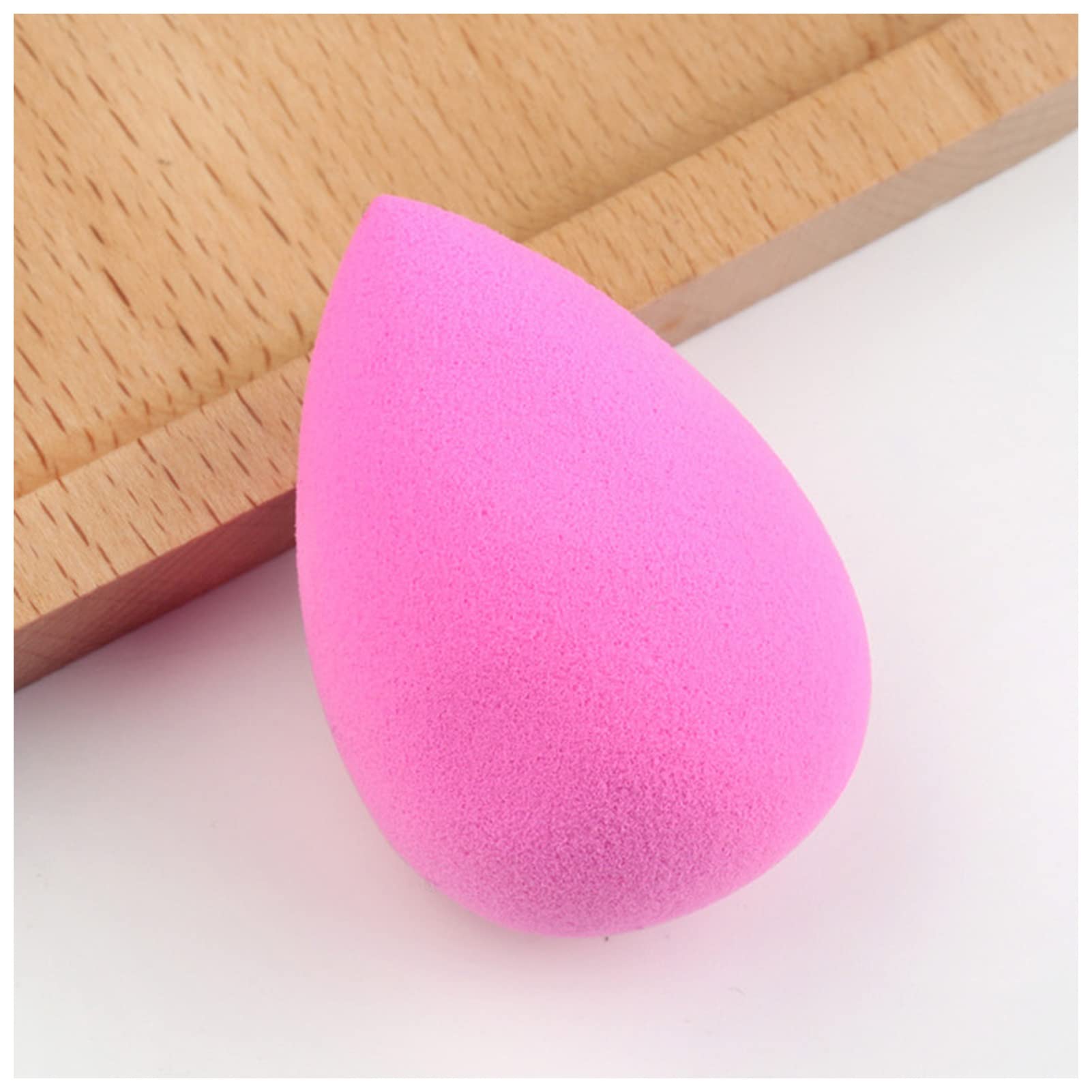 Esponjas De Maquillaje Maquillaje Esponja Forma de Gota de Agua Maquillaje Fundación Puff Corrector Polvo Liso Belleza Cosmética Maquillaje Esponja Herramienta Esponja De Maquillaje(E 20pcs)