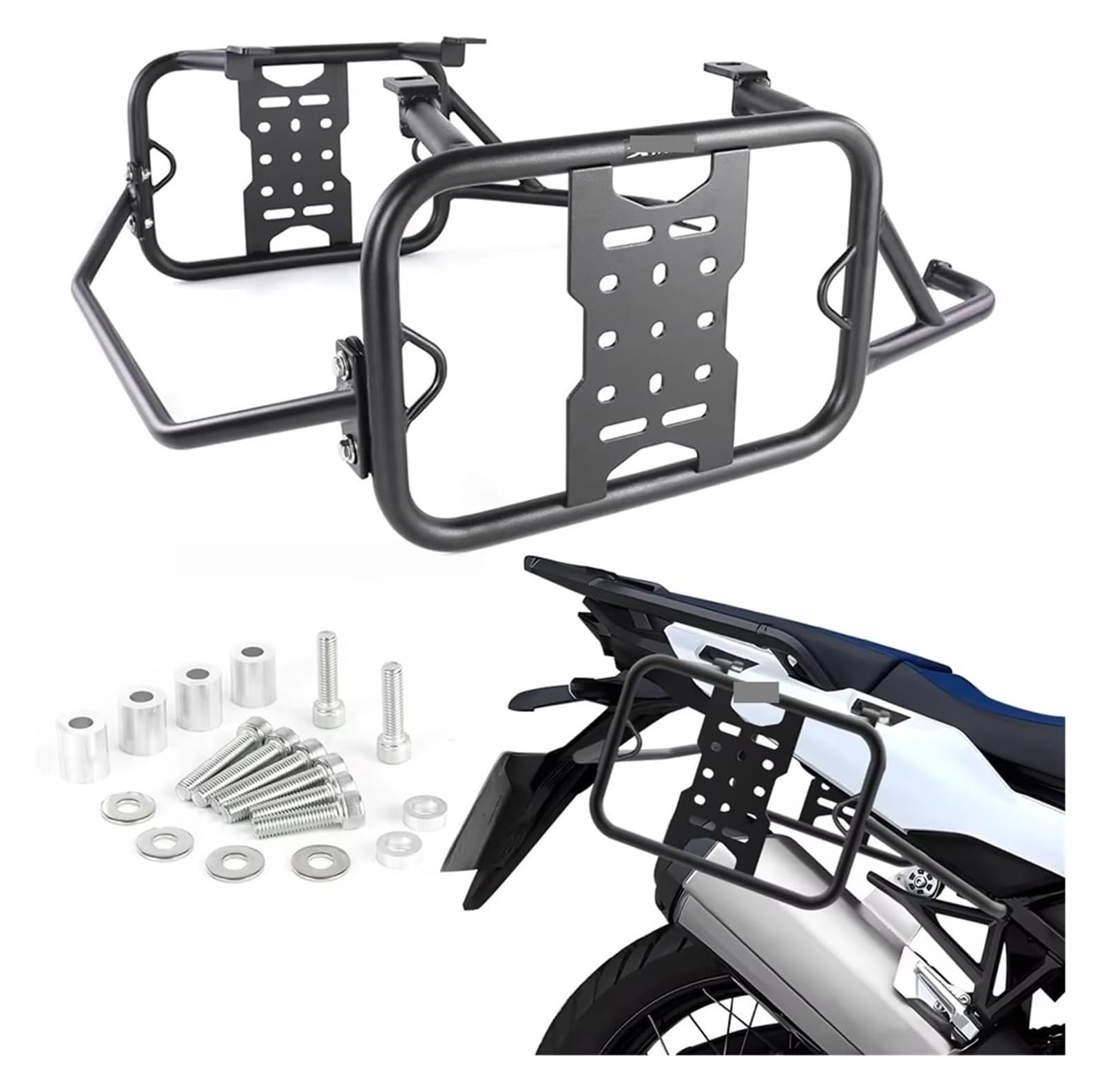 Motocicletas portaequipajes Trasero para CRF 1100 L para África para Twin para CRF1100 2024-2025 Soporte De Portaequipajes Lateral para Motocicleta Alforja para Motocicletas