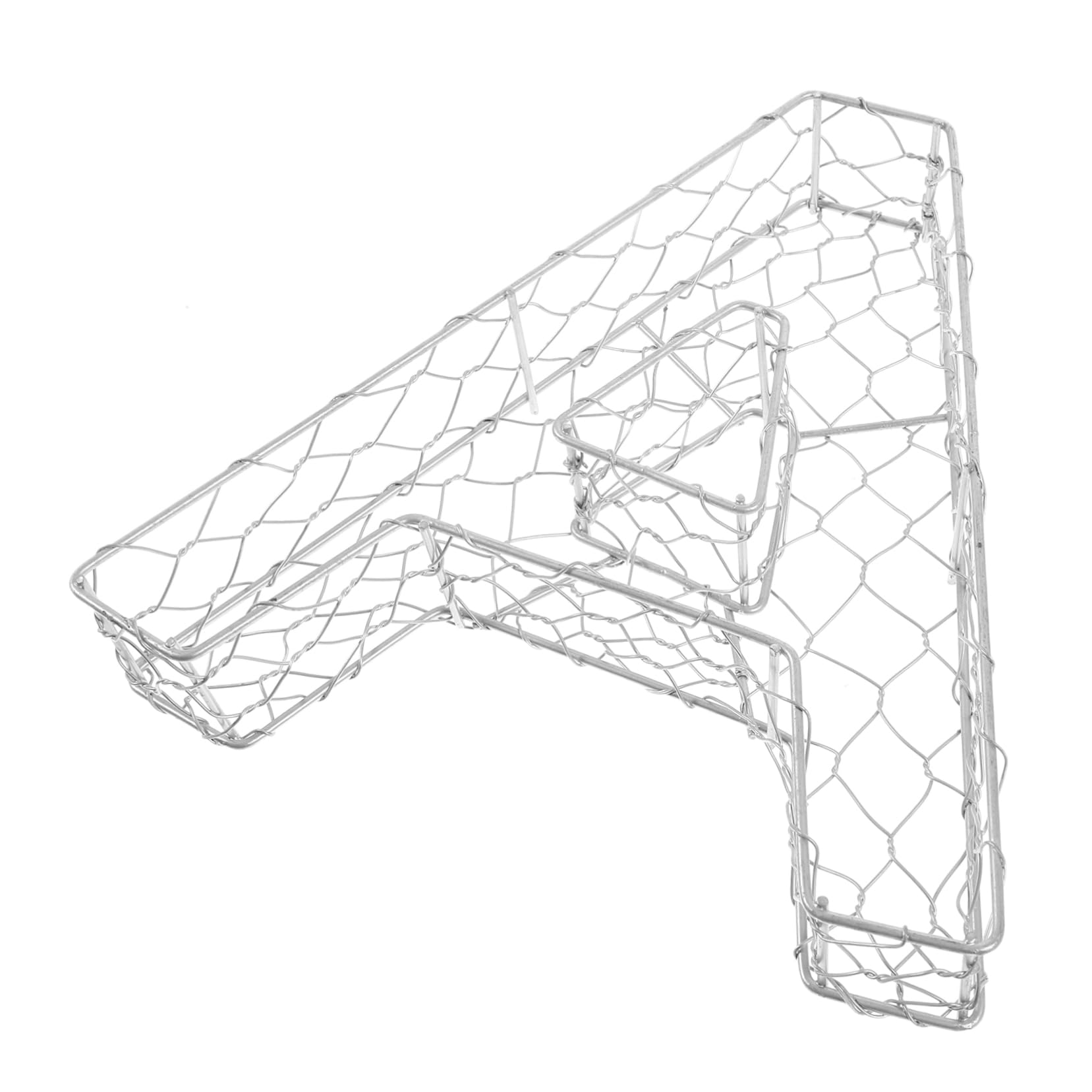 FUNOMOCYA Metal Letter Shape Flowerpot DIY Wreath Frame Wall Decor Pinyin Characters Iron Wire Planter