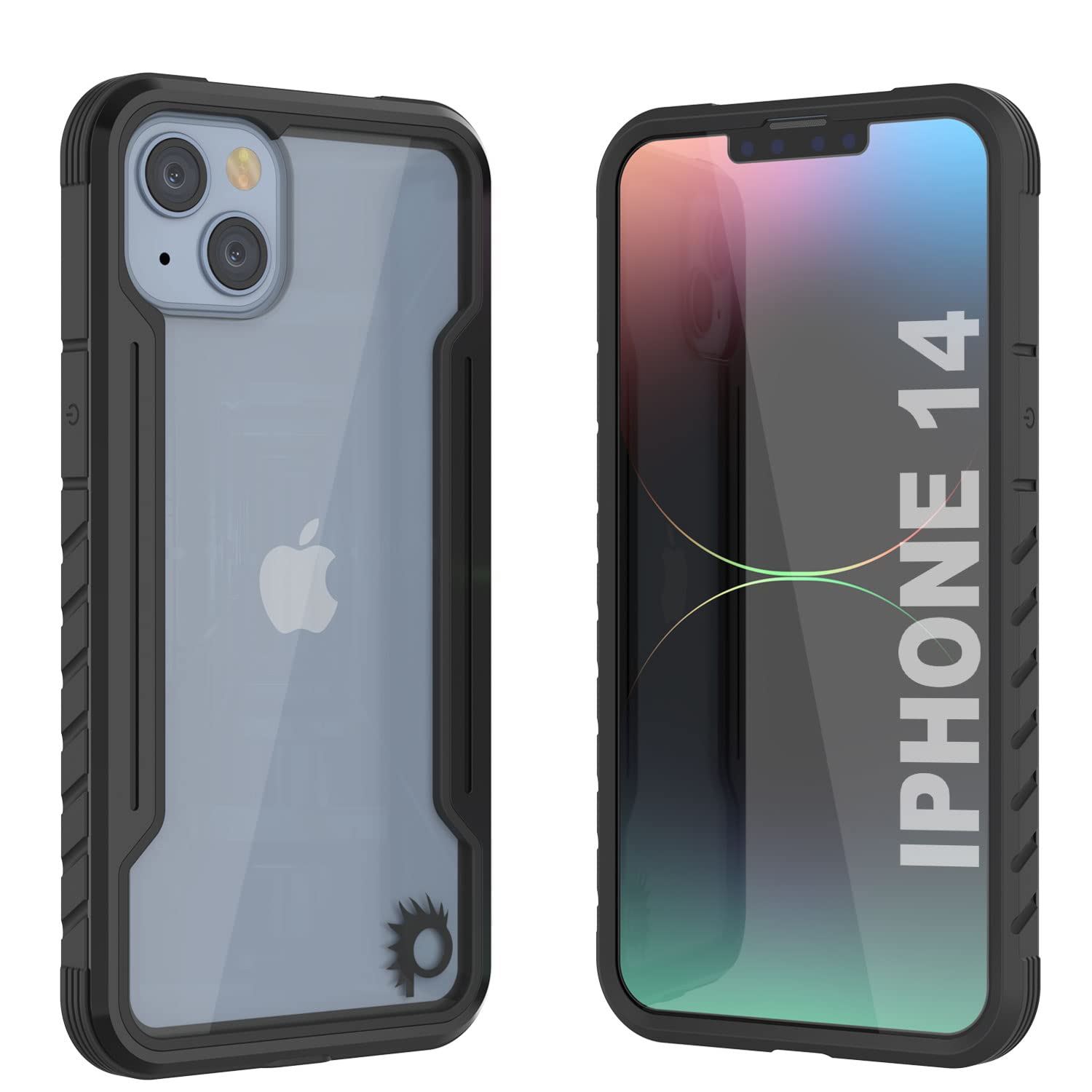 Punkcase Armor Stealth MAG Custodia Per IPhone 14 Plus | Telaio In Alluminio E Retro Trasparente | Protezione Militare Anticaduta (MIL-STD-810G) - 2