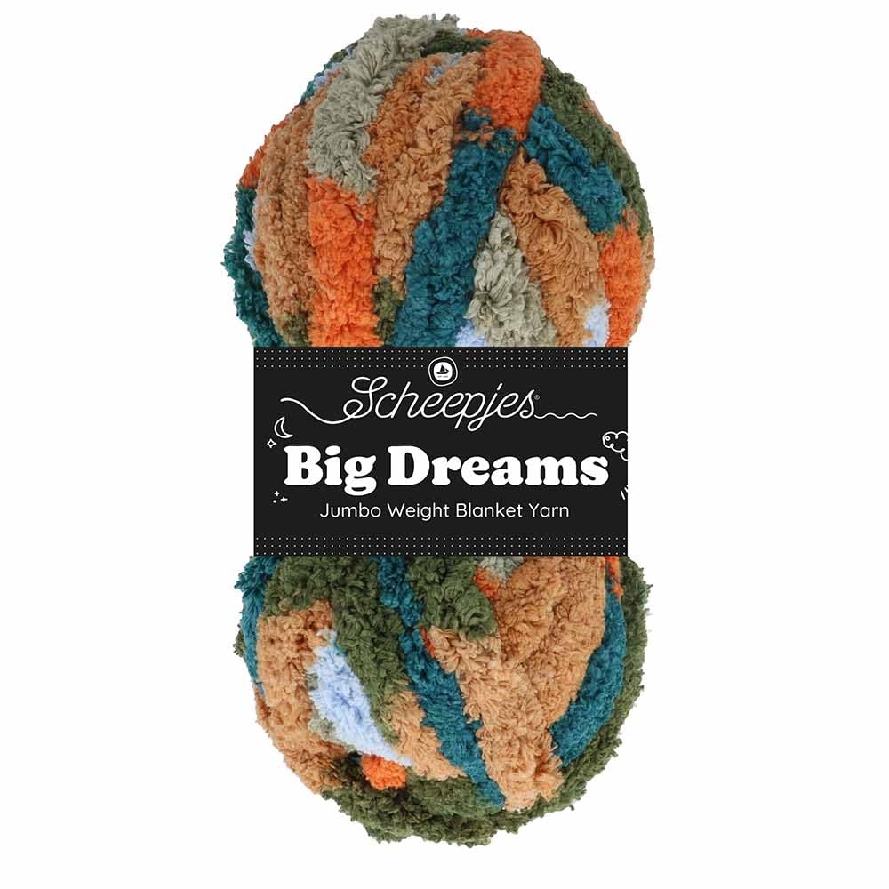 Scheepjes Big Dreams Yarn 200g - 708 Mystic Meadow, Blue