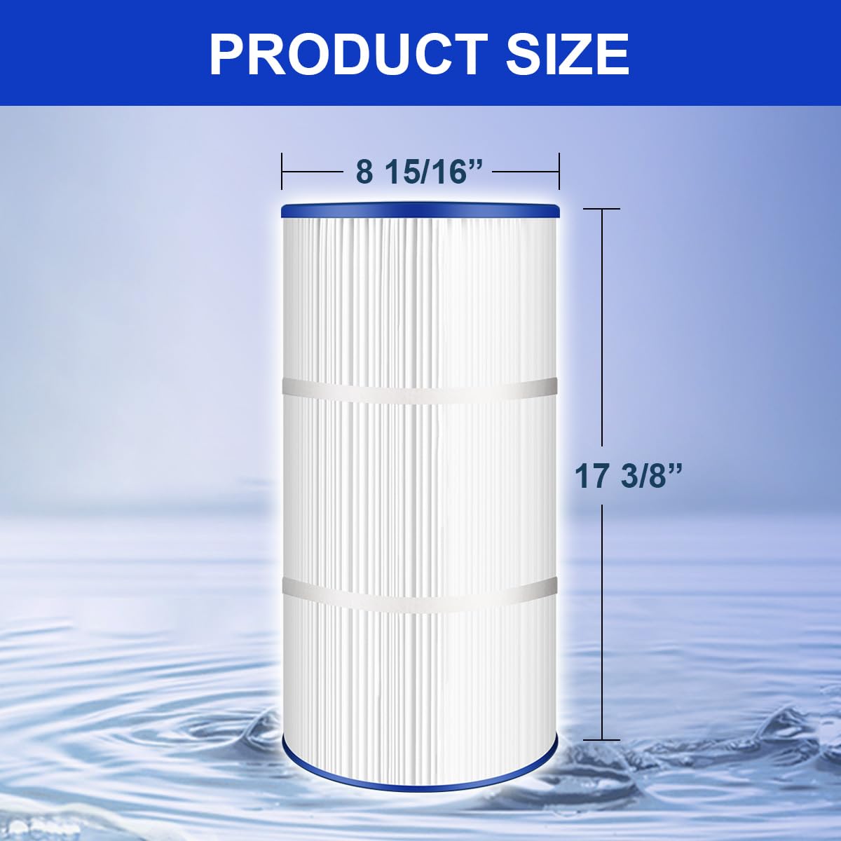 Doule King PLF90A Pool Filter Cartridge Compatible with Pleatco PA90,Unicel C-8409, Filbur FC-1292,CX900RE, PLF90A Pool Filter Cartridge, 1 Pack