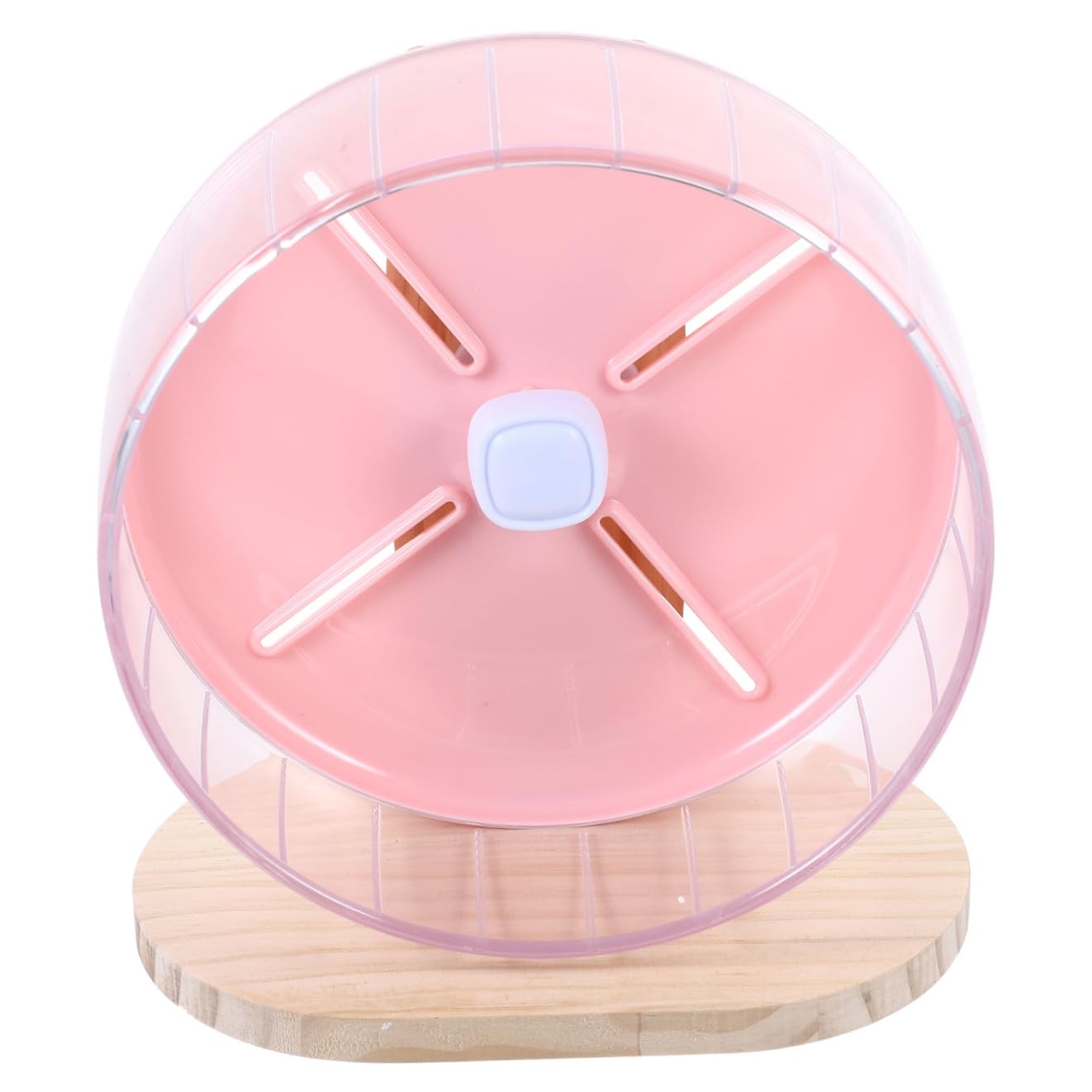 1 Ensemble Roue Silencieuse pour Hamster Accessoire Compact avec Support pour Rongeurs Couleur Rose pour Chinchillas et Favorise Animaux
