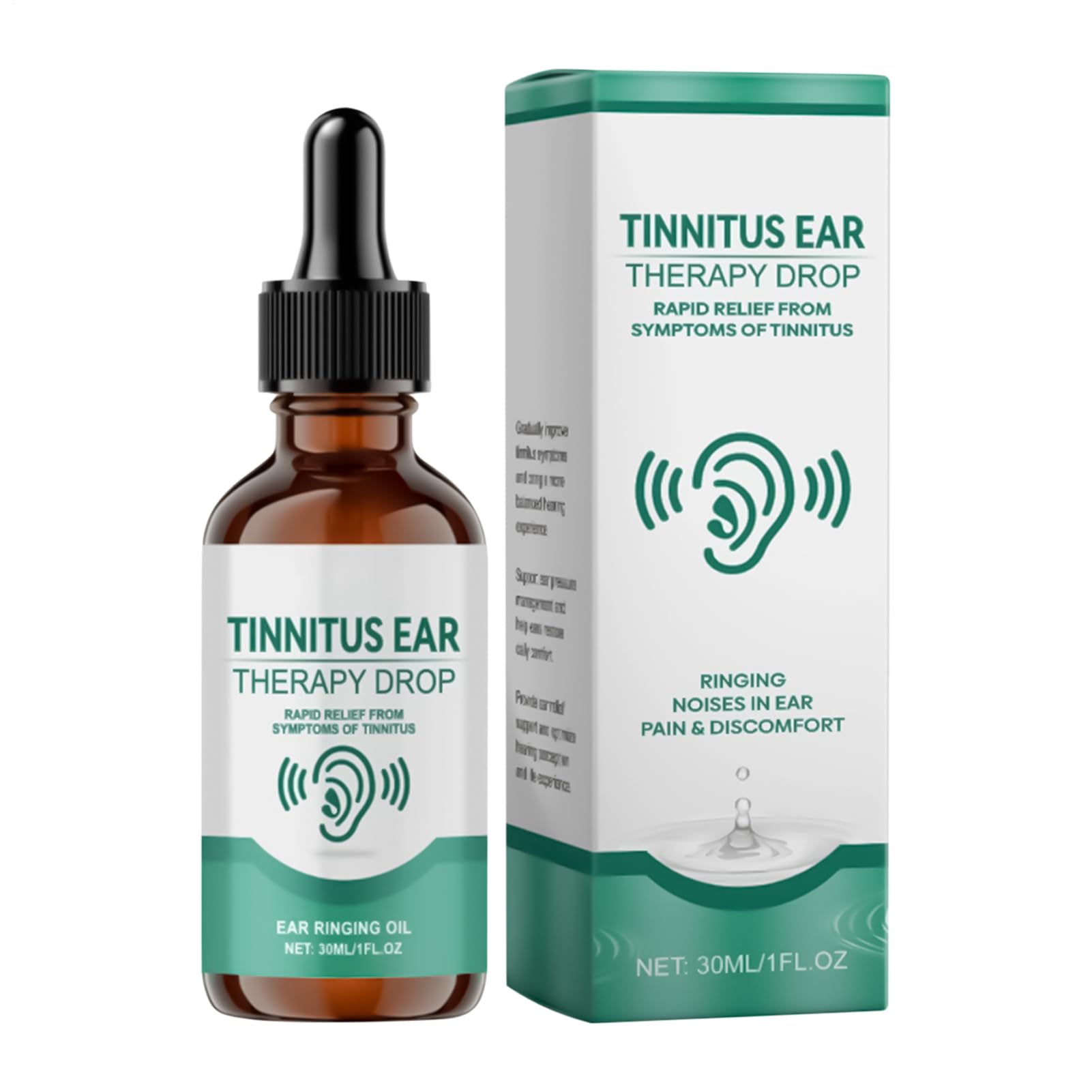 Ear Drops 30ml Hydrating Care for Clogged Ears Personal Care Solution for Sensitive Itchy Ears Seniors Women Adults