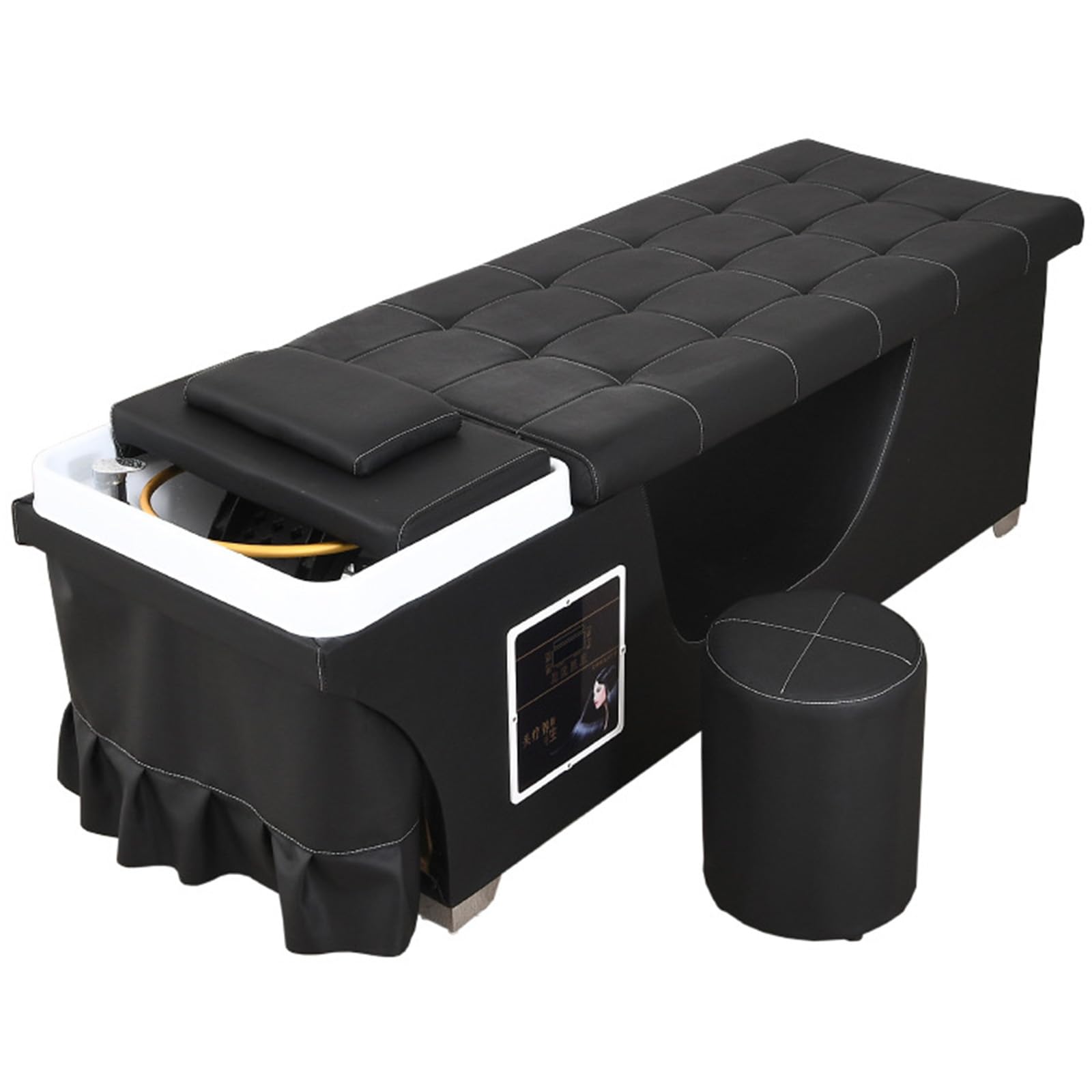 Salon Shampoo Bed Barber Shop Hair Care with Built-in Water Heater Circulation System Flat Thai Massage Smart Beauty