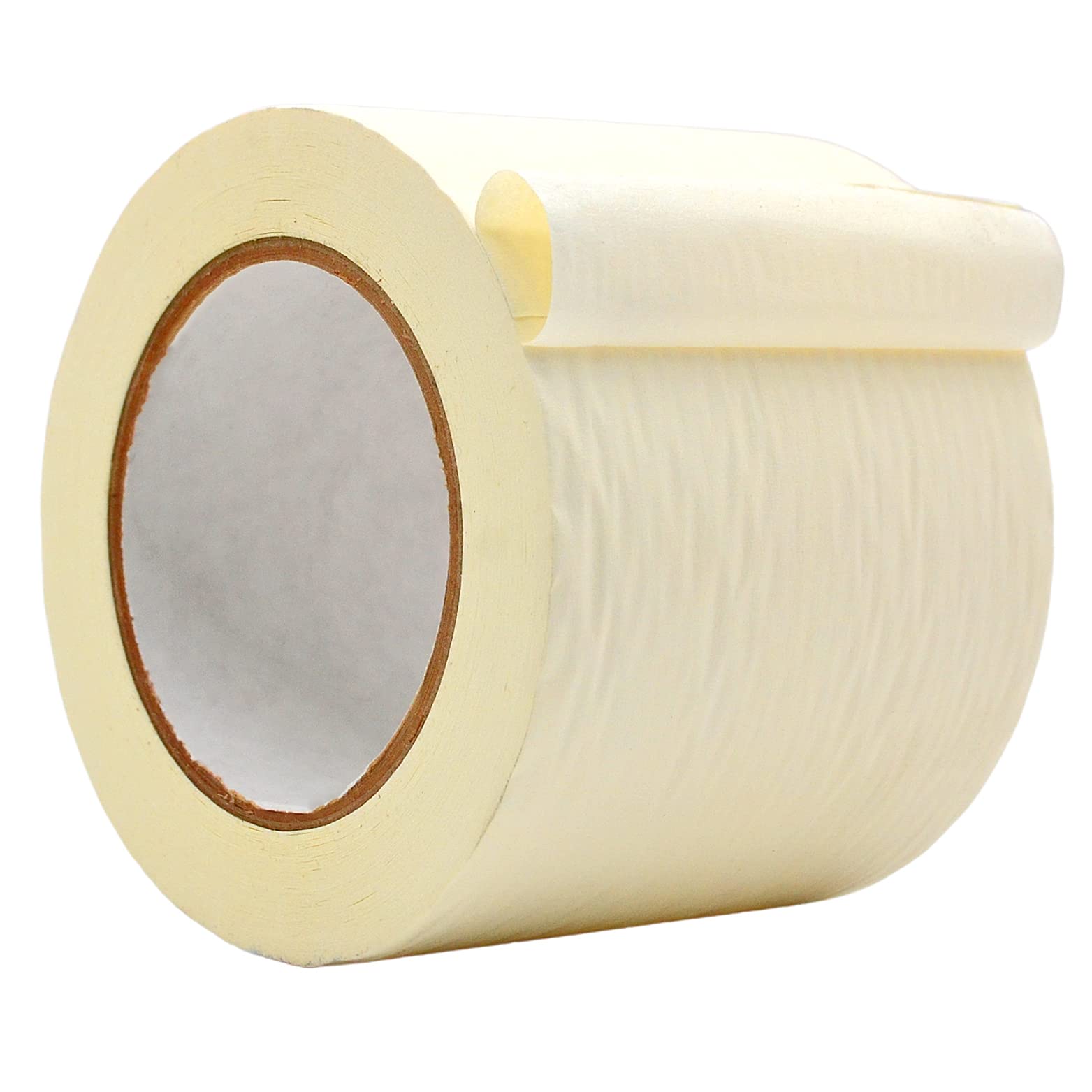 WOD Colored Masking Tape, White, 4 inch x 60 yds. Colorful Teacher Painters Tape for Fun DIY Art & Crafts, Lab Labeling, Writable & Classroom