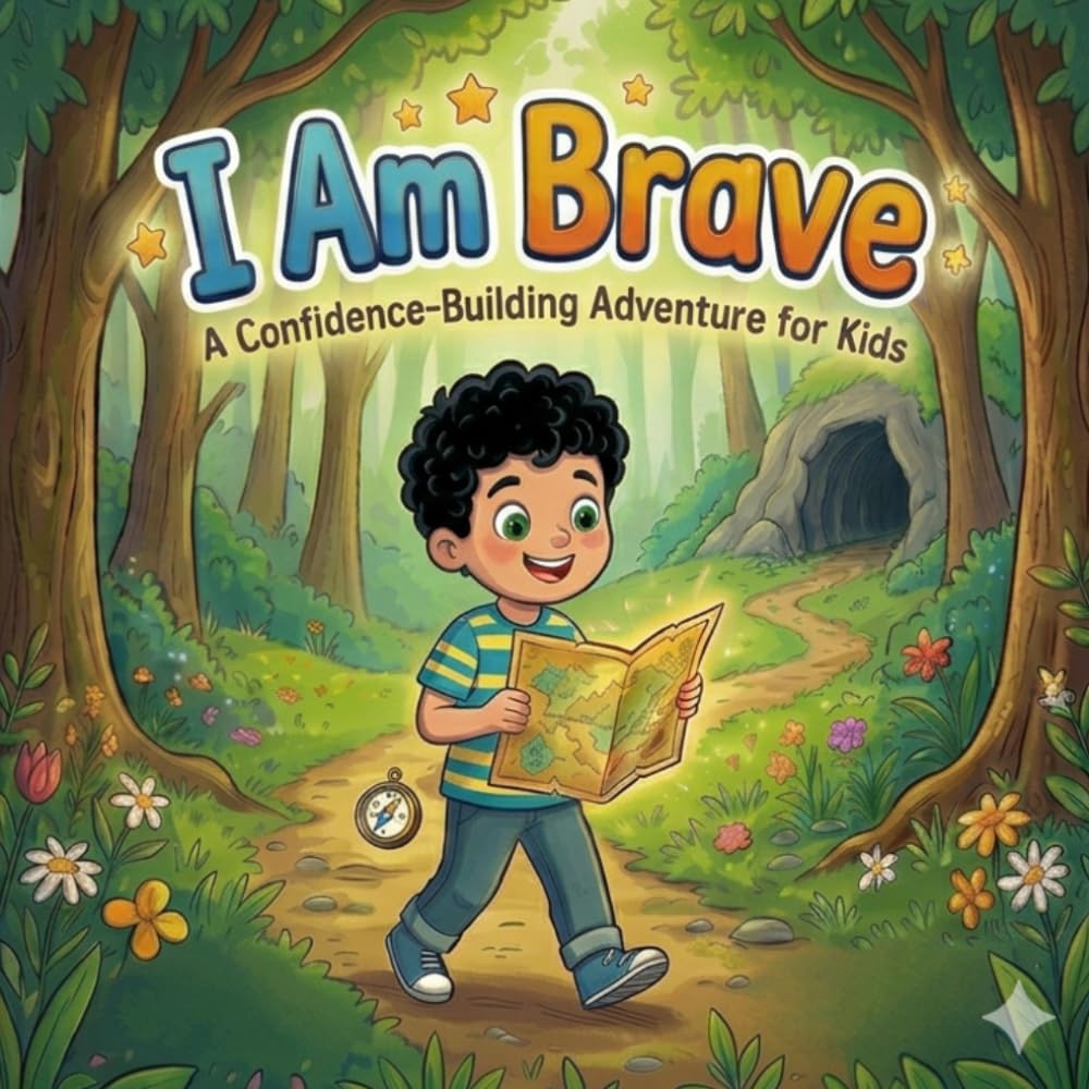 I Am Brave: A Confidence-Building Treasure Adventure for Kids: A Motivational Story About Courage, Self-Confidence, and Trying New Things for Children Ages 3–7