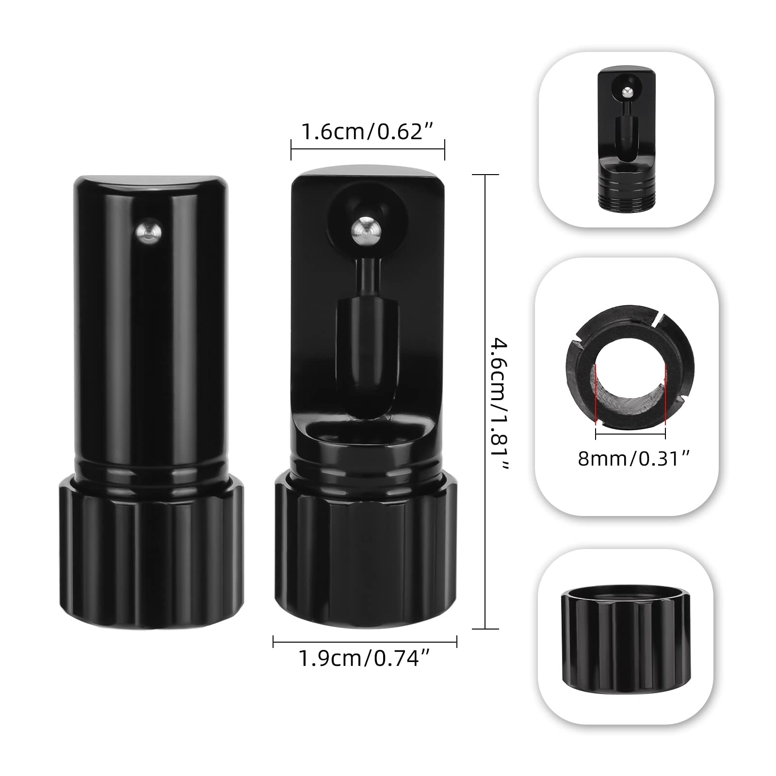 ATOMUS Alloy Tattoo Manual Pen Set Poke n Stick Tattoo Cartridge Poke Pen Stick DIY Kit with 10pcs 3RL Tattoo Cartridge Needles Transfer Papers Ink Cups Tattoo Practice Skin Tattoo Table Mats