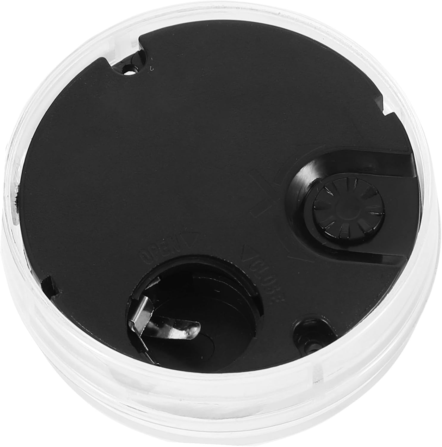 Waterproof Bathroom Suction Cup Clock for Seniors, Blue Plastic