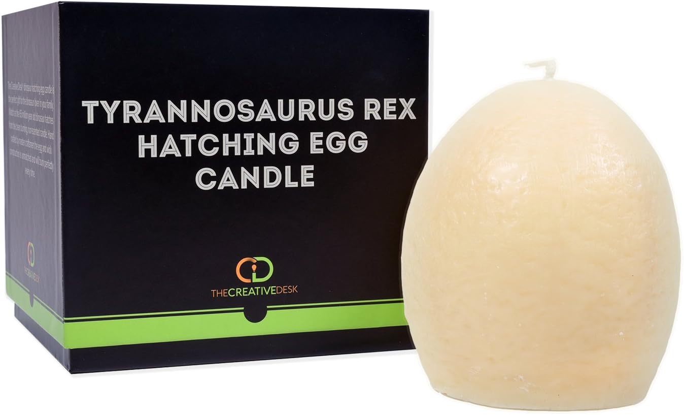 TheCreativeDesk T-Rex Dinosaur Hatching Egg Candle (Green)