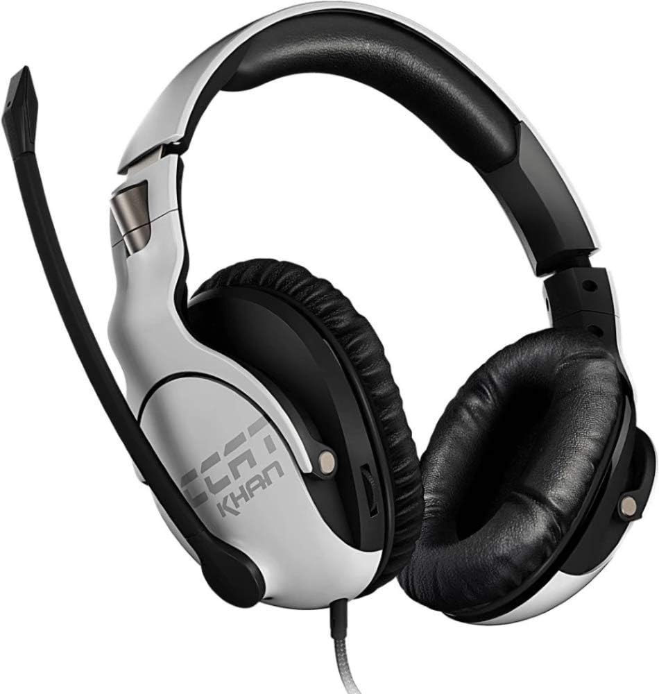 Khan Pro Competitive High Res Gaming Headset, White