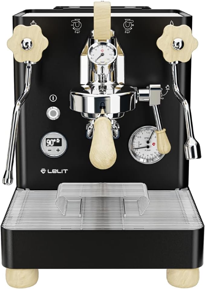Lelit Bianca PL162T-EUCB, Macchina da caffè prosumer nera con gruppo L58E e paddle, dual boiler e LCC per gestire tutti i parametri Lelit Bianca PL162T-EUCB, Macchina da caffè prosumer nera con gruppo L58E e paddle, dual boiler e LCC per gestire tutti i parametri