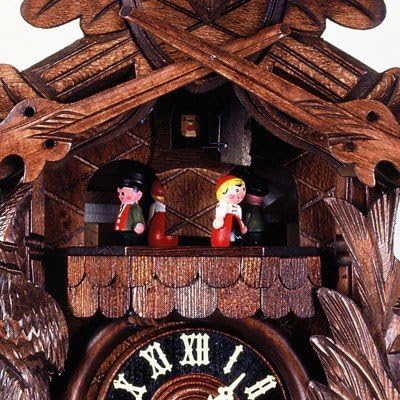 Cuckoo Clock Hunting Clock, Hanging Animals