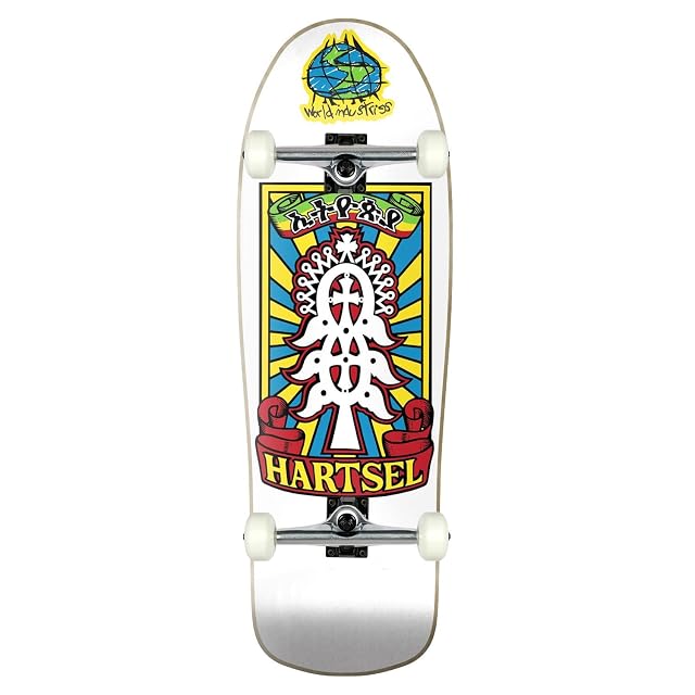World Industries Skateboard Assembly Jeff Hartsel Yout Model White 9 4375 x 30 5 Complete