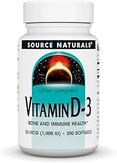 Vitamin D-3 1000 iu Supports Bone & Immune Health* - 200 Softgels