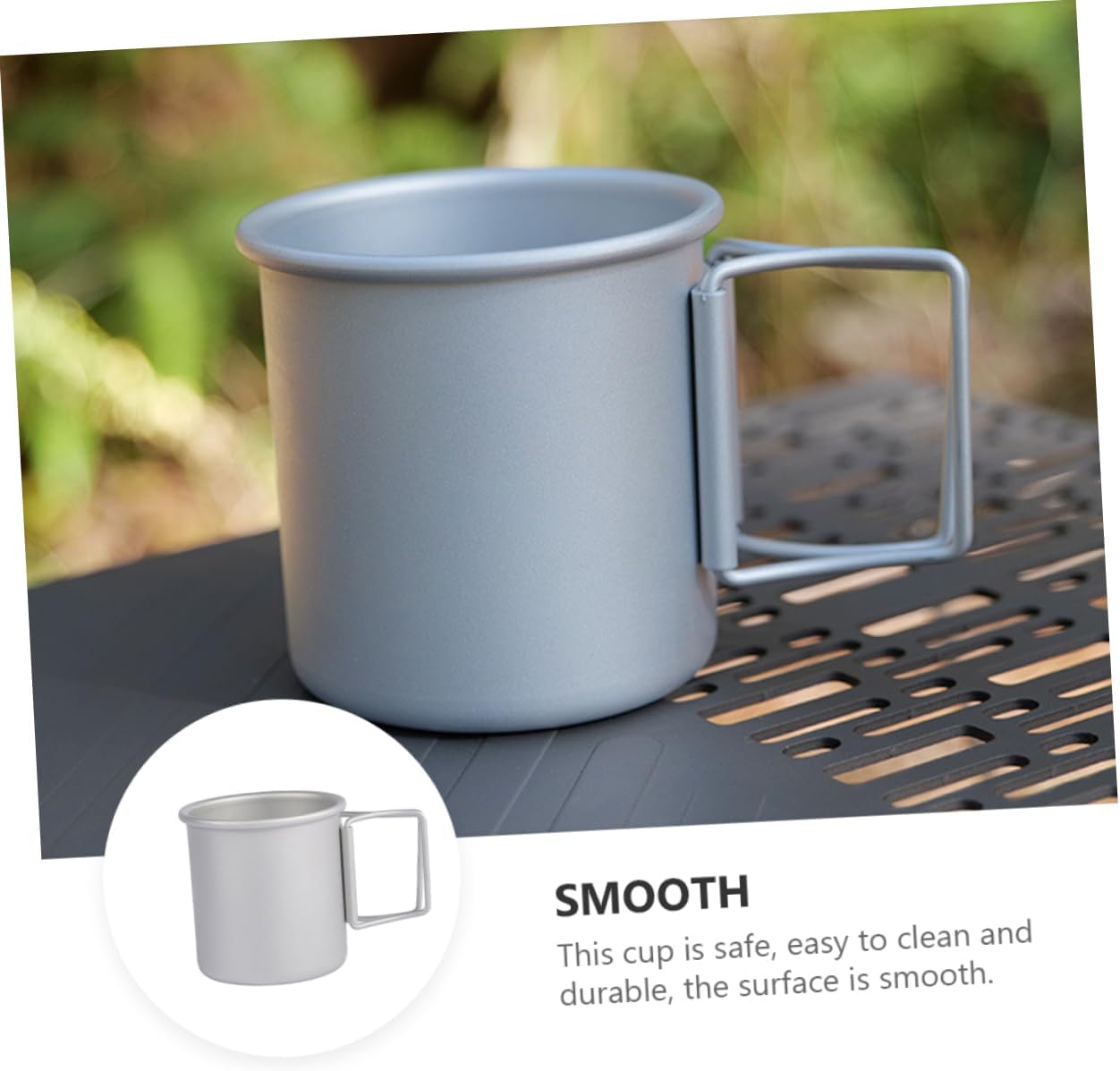 YARNOW 4pcs Lightweight Aluminum Portable Drinking Cup Collapsible Camping Cup for Outdoor