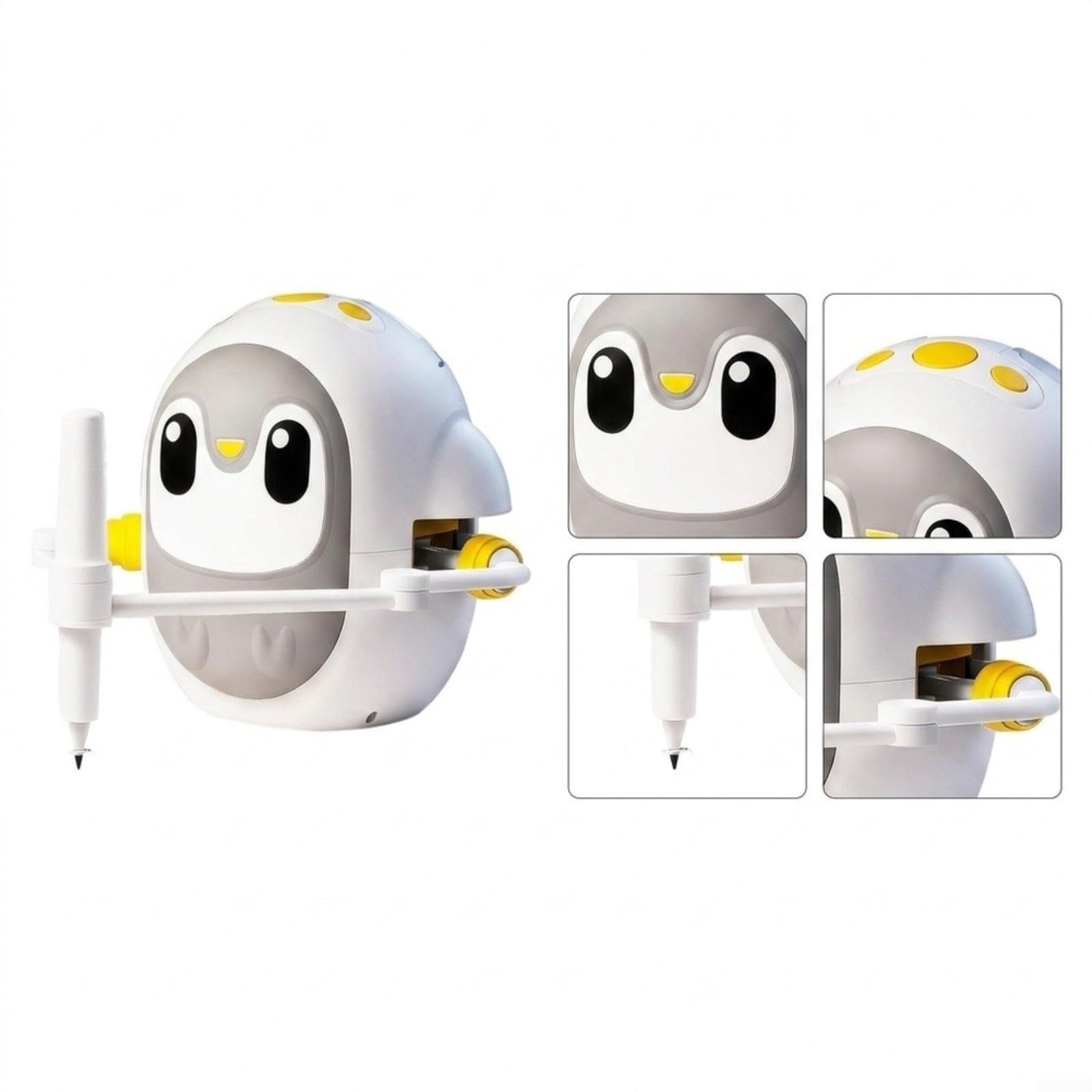 Robot de dibujo interactivo para niños, 200 tarjetas y bolígrafos | Robot de aprendizaje controlado por voz, juguete interactivo para colorear para niños, STEM juguete tecnología e ingeniería