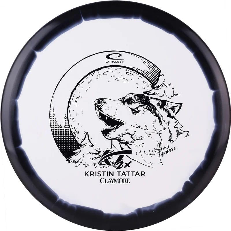 Mint Discs Latitude 64 Limited Edition 2024 Team Series Kristin Tattar Gold Orbit Claymore Midrange Golf Disc