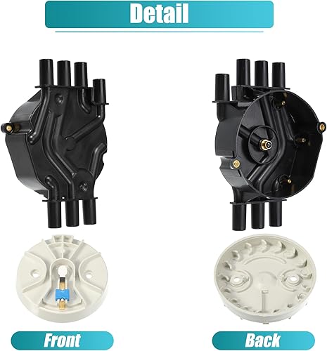 Miniatura 6 de uxcell Kit de tapa y rotor de distribución de encendido para Chevrolet Silverado 1500 1999-2006 para GMC Sierra 1500 1999-2007 No.1045245810452457