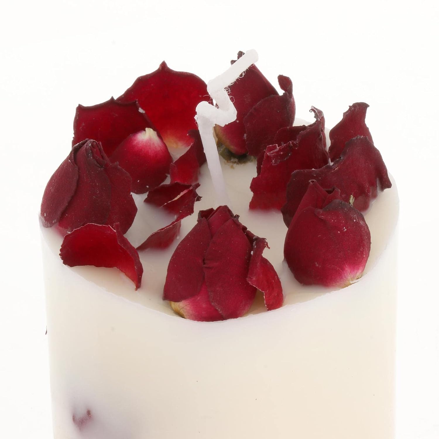 Aswadh Handmade Scented Candle Roses Essential Oil Tealight Candles Red