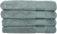 Vista 44 de Hencely Juego de 2 toallas de mano de lujo (16 x 28 pulgadas), algodón turco suave, absorbente, de secado rápido, para cara, cuerpo, cocina y baño
