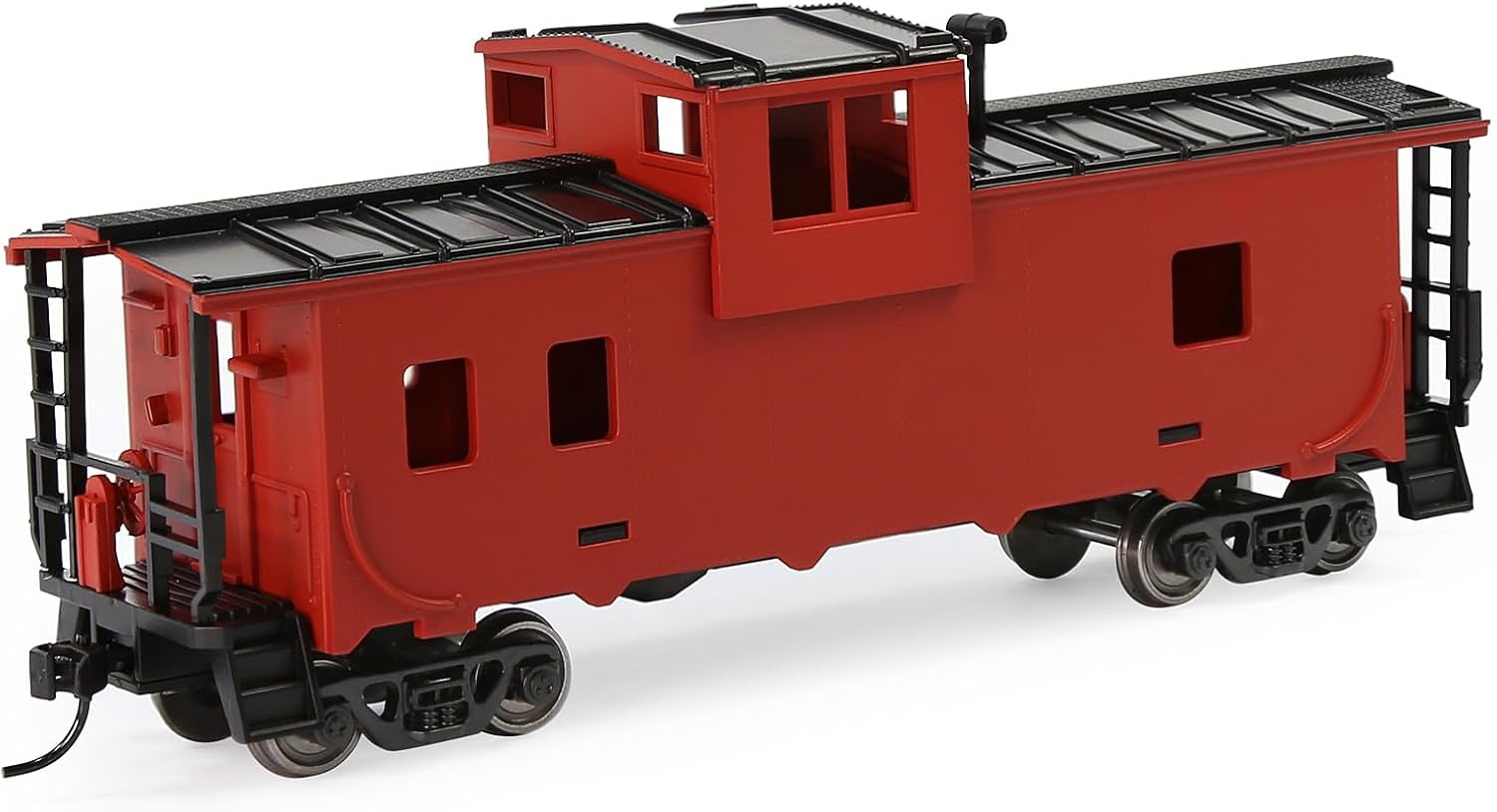 C8763 1 Unit Painted 1:87 HO Scale 36' Wide Vision Caboose Wagons Model Railway (Brown)