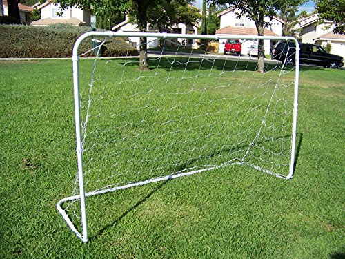 Pass 6 X 4 Ft. Steel Frame Soccer Goal W/ Quality Net, Velcro Straps & Anchors. 6X4 Foot Goals. Backed By Petra Sports Customer Satisfaction Guarantee. #TOP12