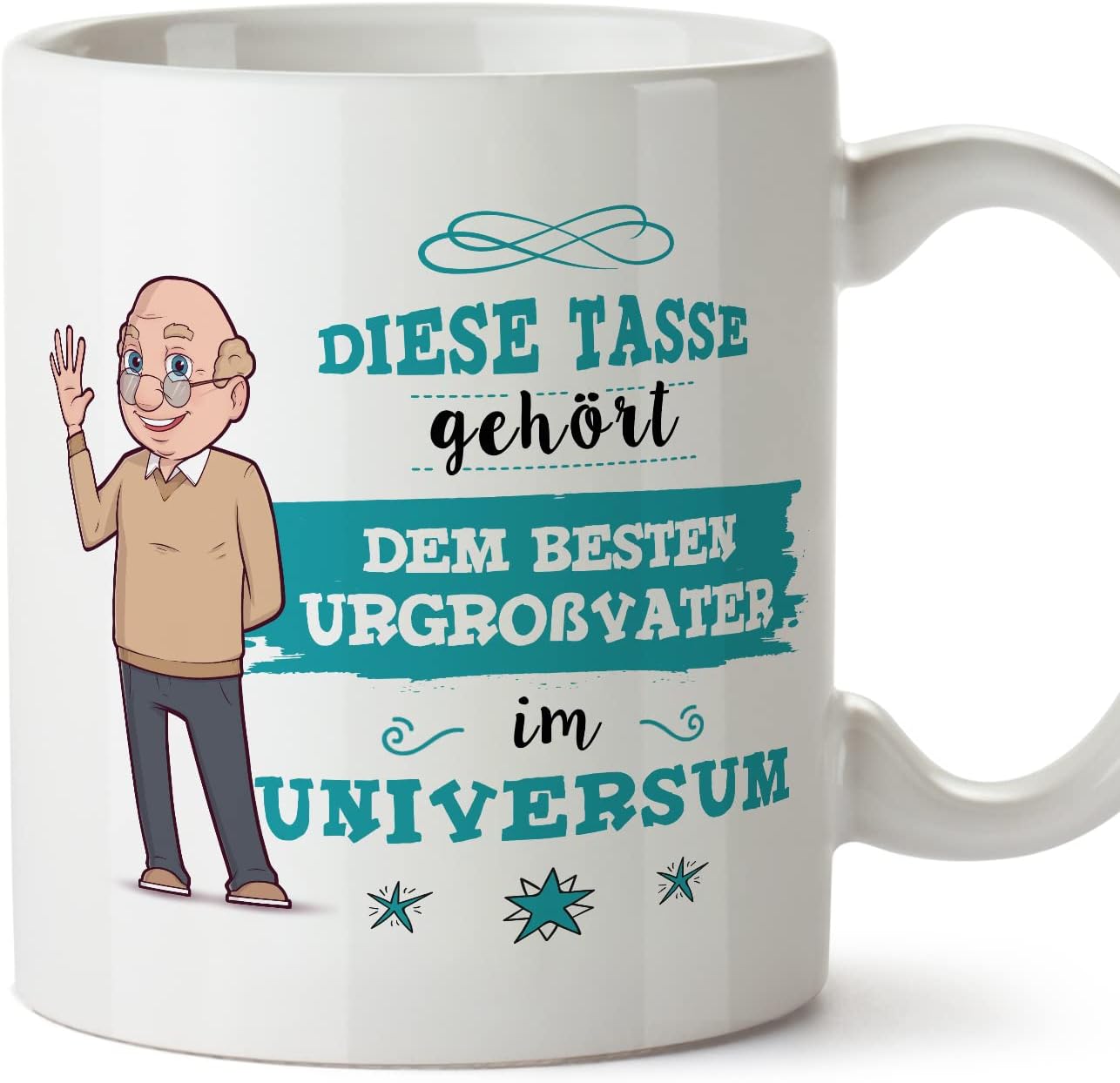 Personalisiertes Geschenk Für Bruder – Tasse Mit Spruch „Du Bist Super“, 330 Ml, Keramik
