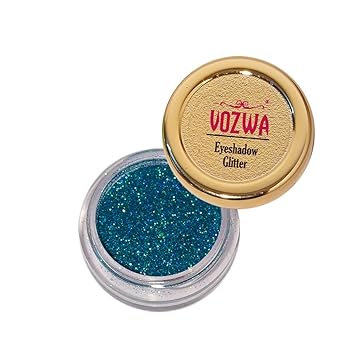 Vozwa Blue Holographic Glitter Eyeshadow