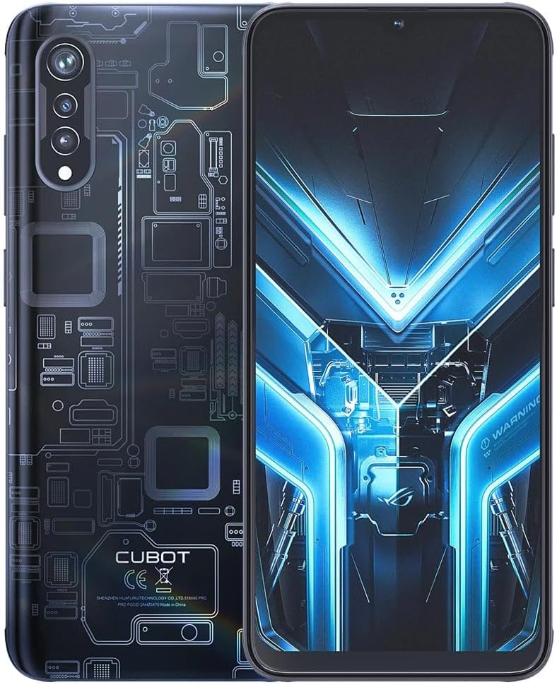 CUBOT X70 Smart Mobile Phone 6.583" 120Hz HD+ Display 12GB + 256GB/1TB Expandable 100MP Camera Octa Core MediaTek Helio G99, Andriod 13 Smartphone Dual SIM 4G Network, Battery 5200 mAh(Tech Black)