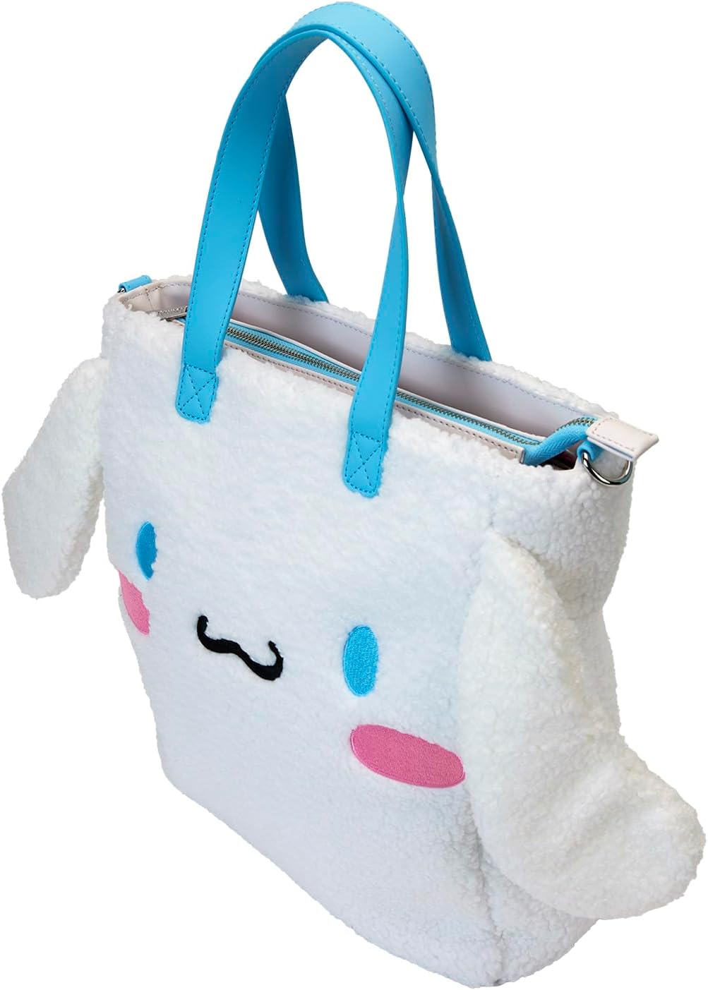 Loungefly Sanrio Cinnamoroll Sherpa Tote Bag with Coin Bag