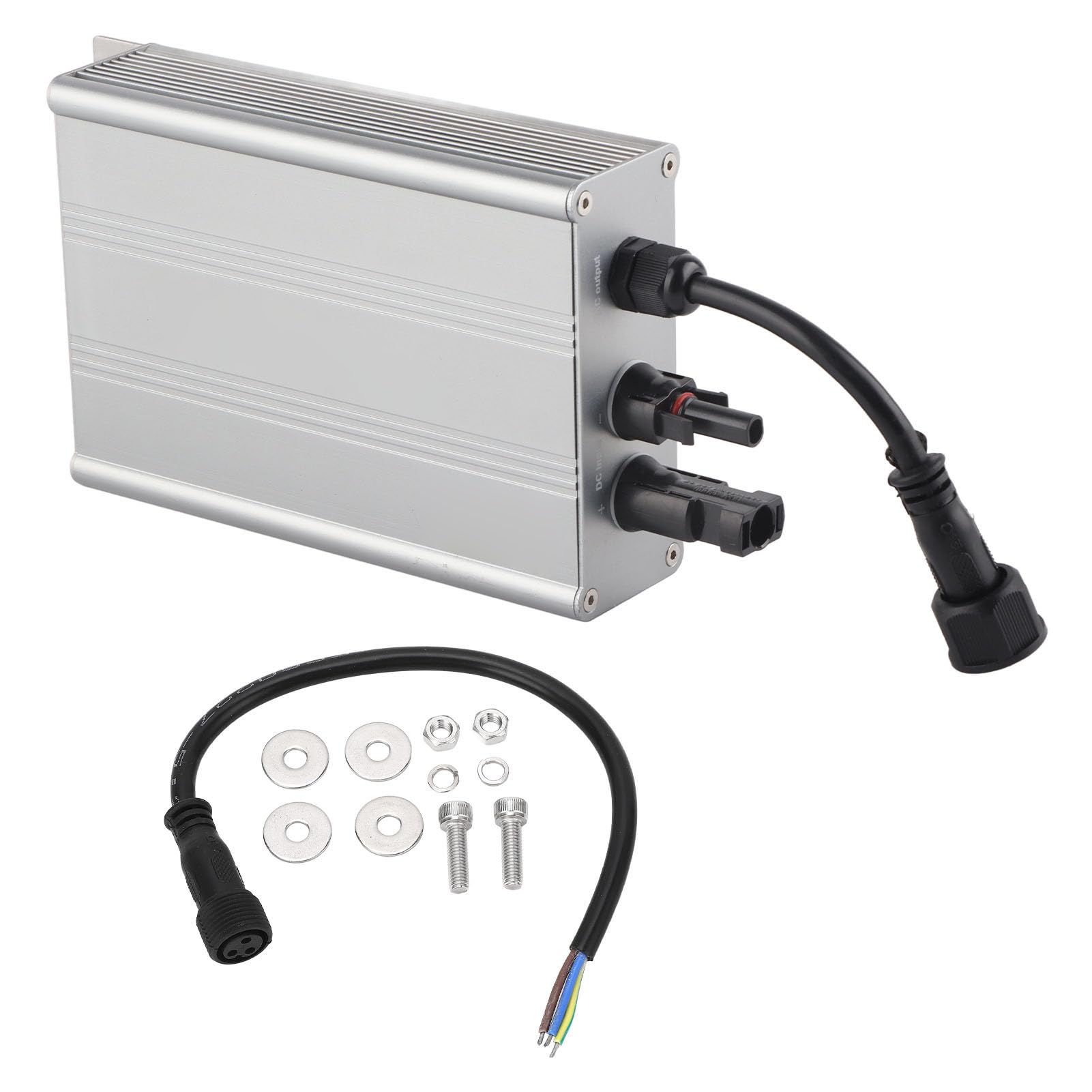 Mikroinwerter Sieciowy AC230V Trwałe Urządzenie ze Stopu Aluminium o Czystej Fali Sinusoidalnej dla Domowego Układu Słonecznego 1 Jednostka (600 W)