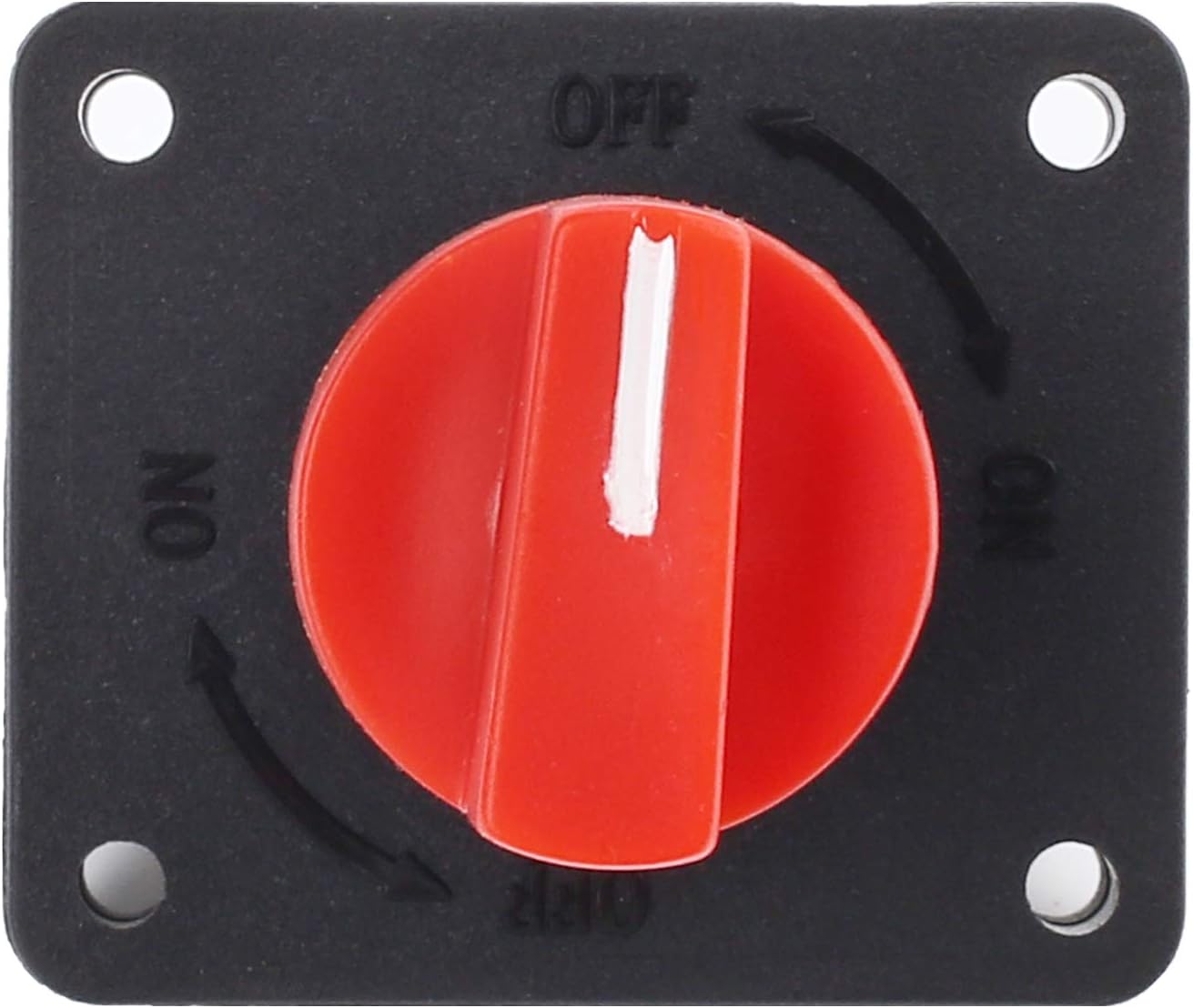 LotFancy Battery Switch for Car Van Truck Boat Battery Power Disconnect, On Off Rotary Isolator Cut OFF Switch 300A, With 2Pcs Covers and 2Pcs Wire Lugs : Automotive