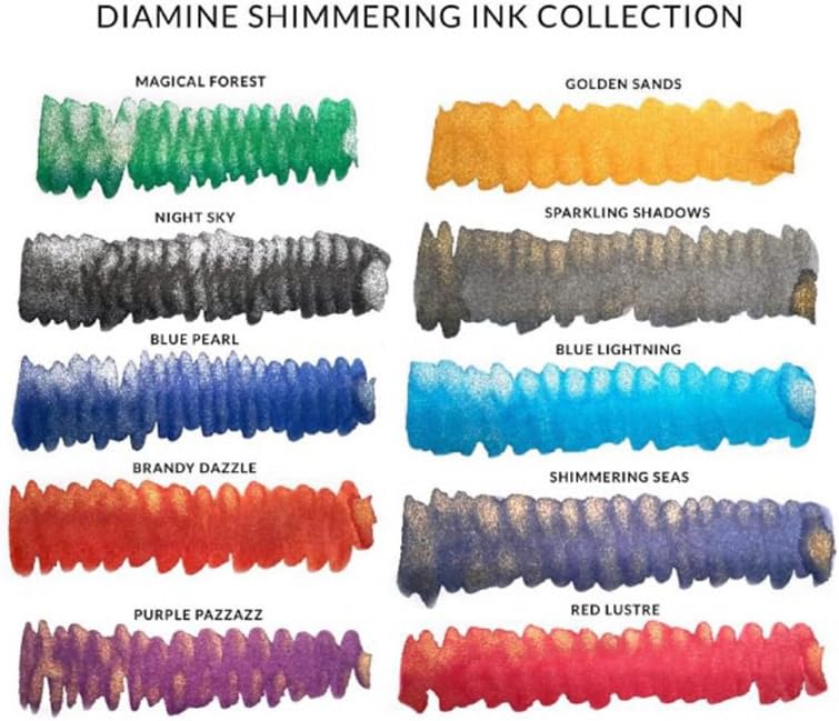 Diamine - Shimmering Fountain Pen Ink, Red Lustre 50ml