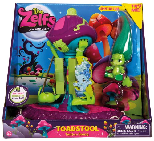 Character The Zelfs Toadstool Twirl-n-Swing Playset