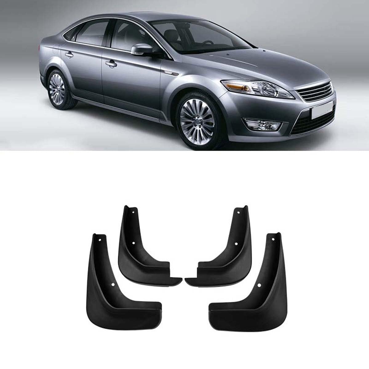 Garde-Boue pour Voiture Ford Mondeo MK4 2007-2012 Finition Noire