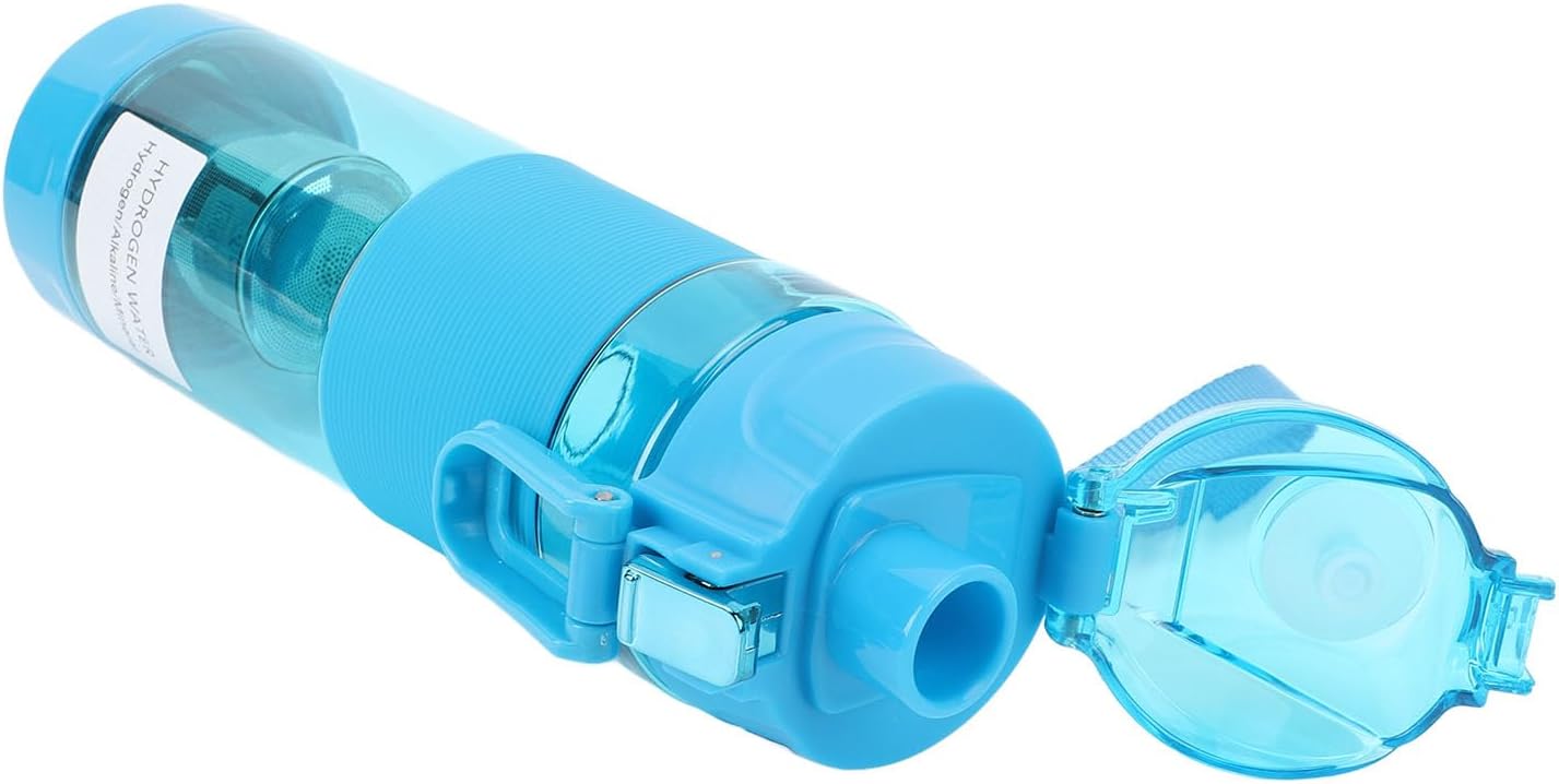 Hydrogen Water Bottle, Portable Hydrogen Rich Water Generator with 304 Stainless Steel Filter for Home, Office, Travel, Exercise (Sky Blue)