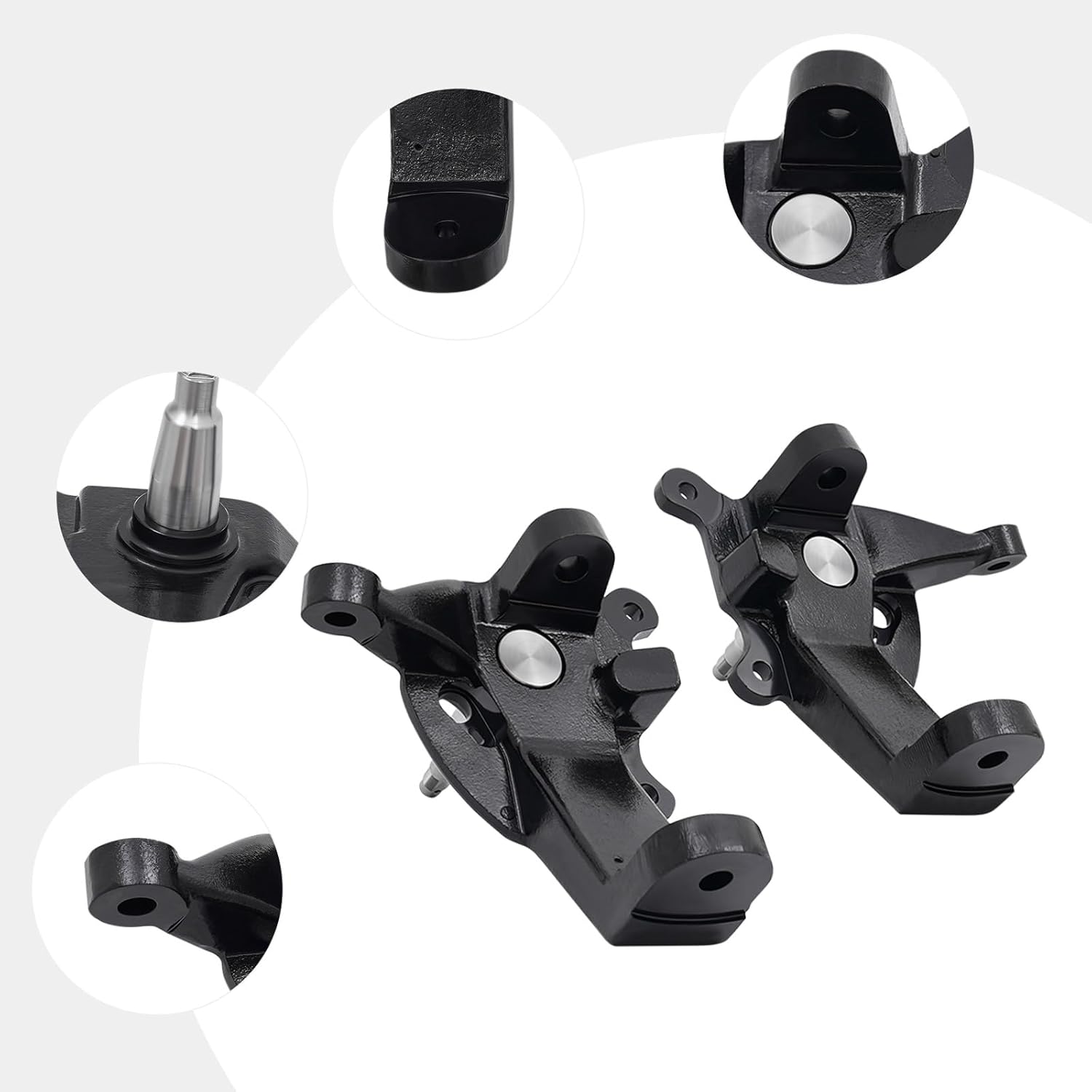 Front Lift Spindle Kits For 1997 1998 1999 2000 2001 2002 2003 oFord F-150 F150 For Expedition For Lincoln Navigator,1 Pair 3.5" Inch Drop Spindles Left & Righ,Perfect Match For The Original Car Parts