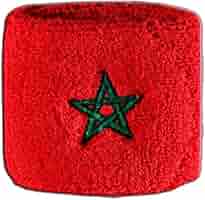 Digni® Poignet éponge Avec Drapeau Italie - Pack De 2 Pièces