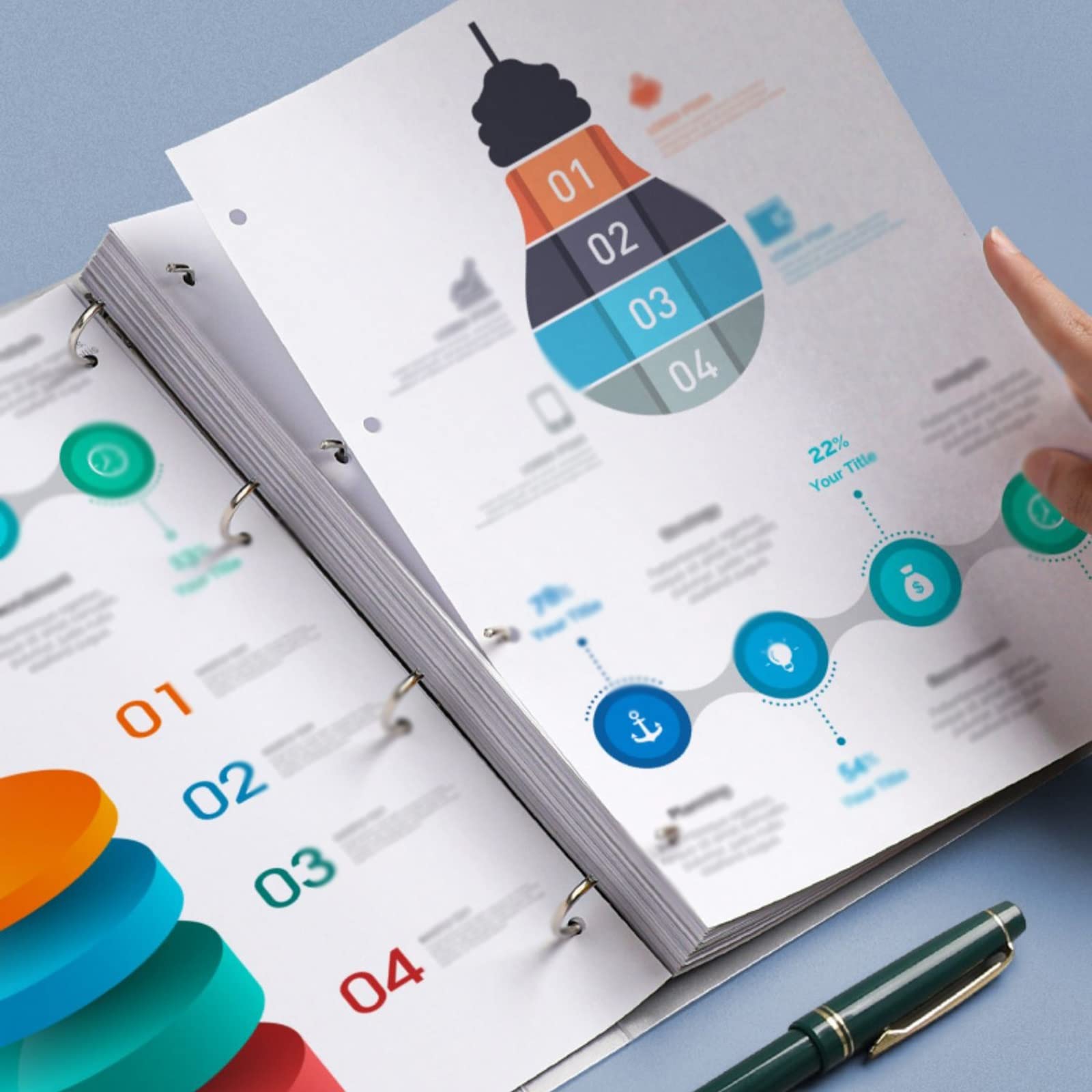Carpeta para Documentos Carpeta de mano A4 de 2 uds., gran capacidad, organizador de 13 capas, bolsa de archivo Vertical con cierre a presión, carpeta de plástico multicapa Carpeta (Color : A)
