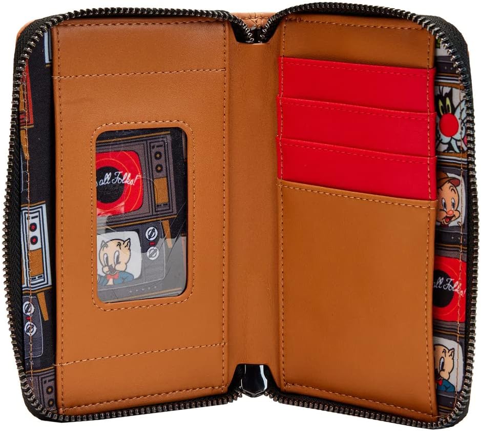 Loungefly Looney Tunes That's All Folks Zip Around Wallet