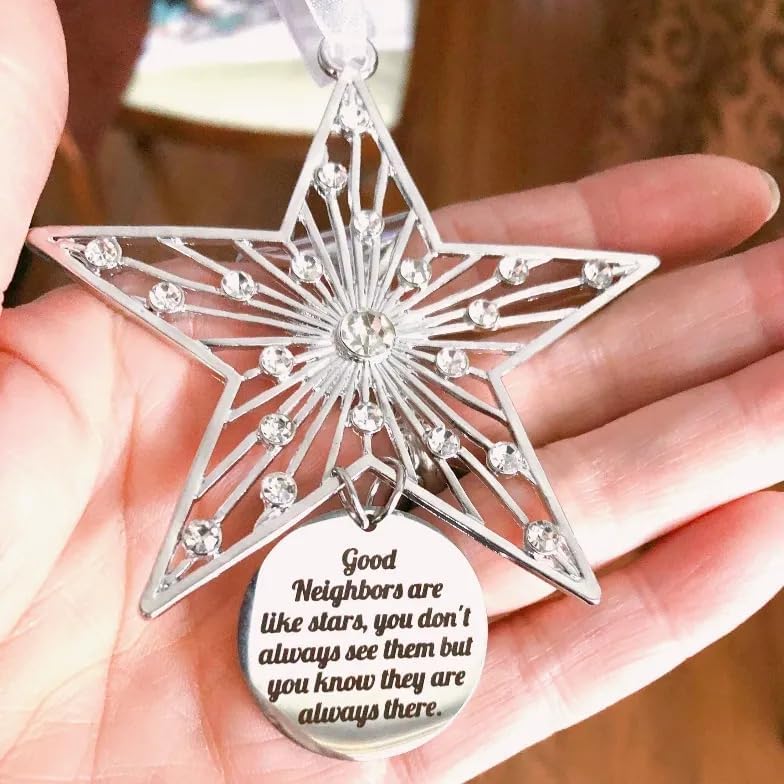 Good Neighbors are Like Stars,Good Neighbors are Like Stars Hanging Plaque,Metal Hanging...