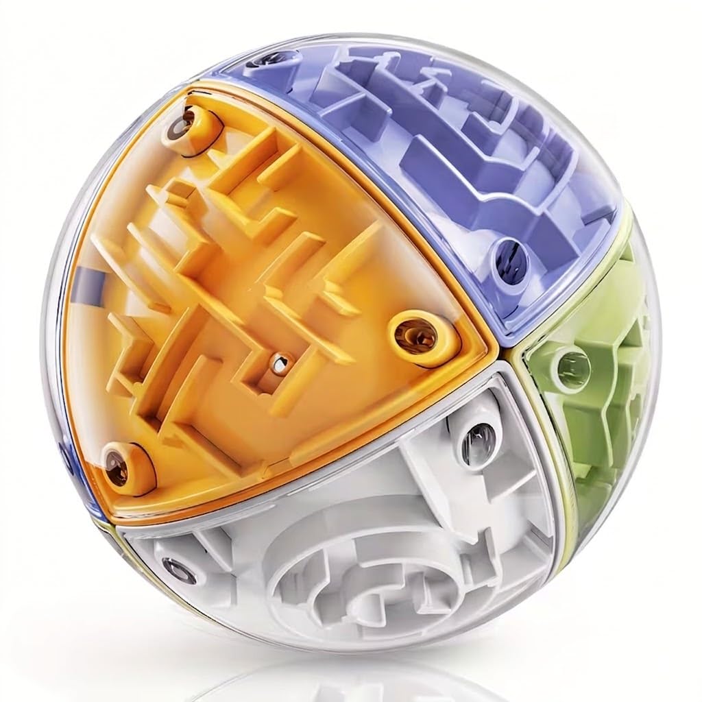 3D Maze Puzzle Ball Game for Kids & Adults | Brain Teaser Labyrinth Puzzle Toy | Stress Relief & Educational Learning Game